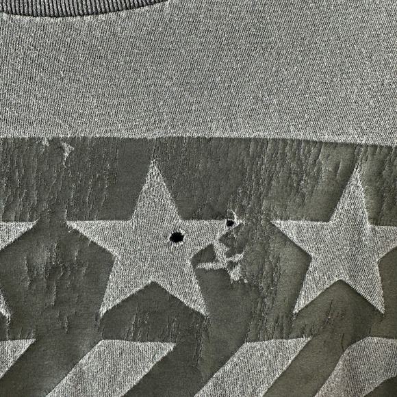 Locked &‎ Loaded T-shirt Mens XL Black Gray Graphic Tee Short Sleeve Distressed - Picture 6 of 8